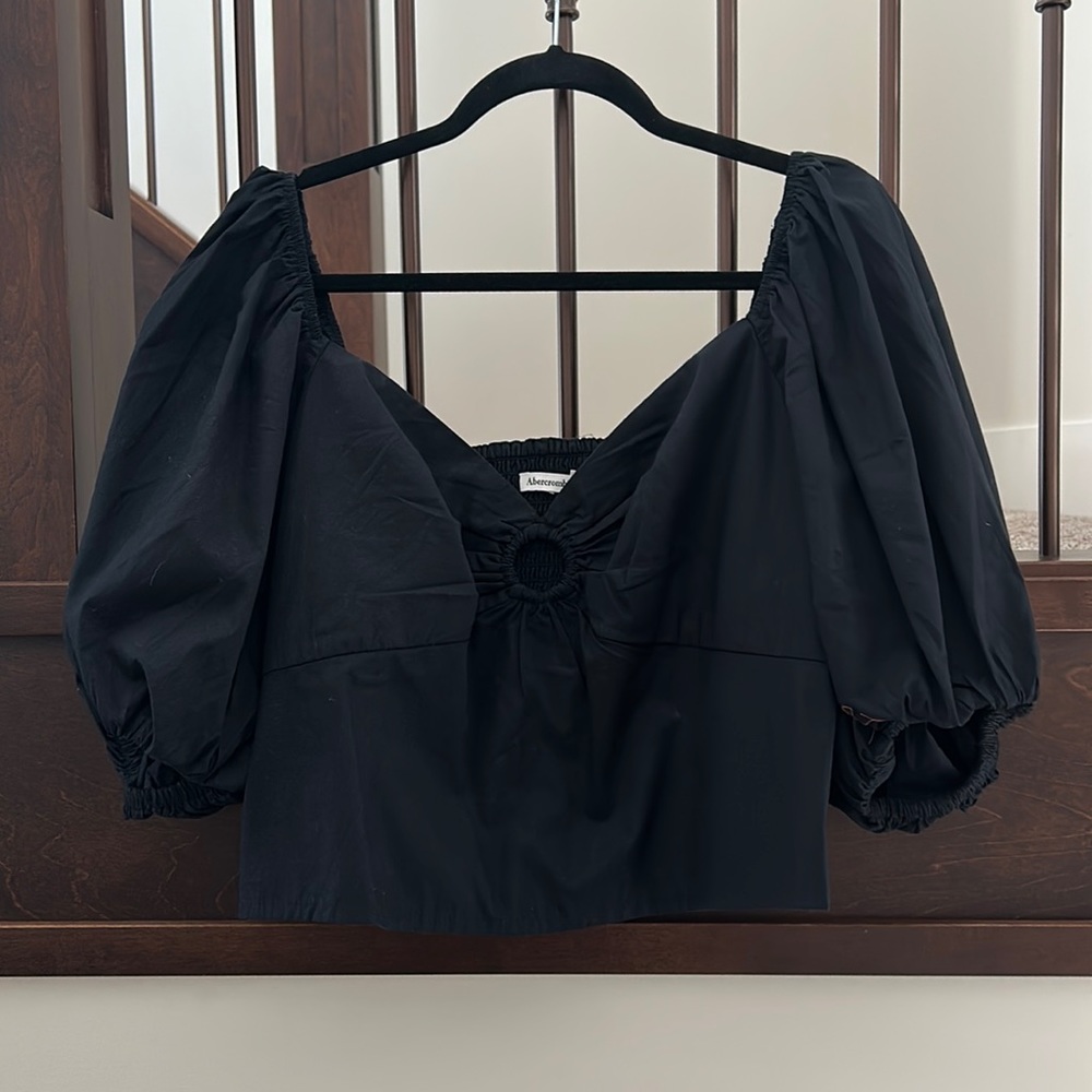 Abercrombie poplin blouse